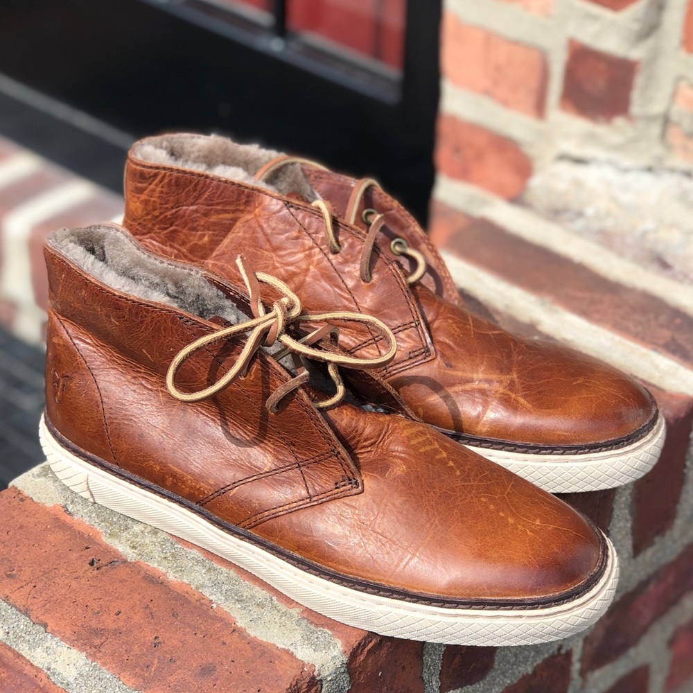 🆕wob Frye Gates Chukka, brown, 9.5